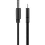goobay 38659 cable USB 0,5 m USB 3.2 Gen 1 (3.1 Gen 1) USB A Micro-USB B Negro negro, 0,5 m, USB A, Micro-USB B, USB 3.2 Gen 1 (3.1 Gen 1), 0,48 Mbit/s, Negro