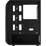 Aerocool Bionic Midi Tower Negro, Cajas de torre negro, Midi Tower, PC, Negro, ATX, micro ATX, Mini-ITX, Acrilonitrilo butadieno estireno (ABS), SPCC, Juego