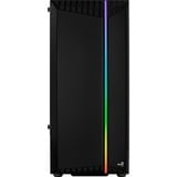 Aerocool Bionic Midi Tower Negro, Cajas de torre negro, Midi Tower, PC, Negro, ATX, micro ATX, Mini-ITX, Acrilonitrilo butadieno estireno (ABS), SPCC, Juego