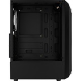 Aerocool Bionic Midi Tower Negro, Cajas de torre negro, Midi Tower, PC, Negro, ATX, micro ATX, Mini-ITX, Acrilonitrilo butadieno estireno (ABS), SPCC, Juego