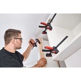 BESSEY 2x abrazadera de mesa de una mano EZR15SET, Gato negro/Rojo