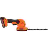 BLACK+DECKER Tijeras de césped y setos a batería BCSS18D1, 18 Voltios, Podadora naranja
