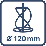 Bosch Mezclador a batería GRW 18V-120 Professional, 18Volt, Agitador azul/Negro