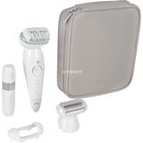 Braun 7500435225182, Depiladora blanco/Plateado