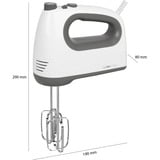 Clatronic Batidora de mano HM 3775 blanco/Gris