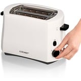 Cloer 331 tostadora 2 rebanada(s) 825 W Blanco blanco, 2 rebanada(s), Blanco, 825 W, 230 V, 0,97 m, 170 x 280 x 180 mm