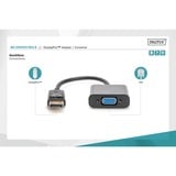 Digitus Adaptador / Convertidor DisplayPort > VGA HD15 negro