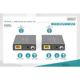 Digitus DS-55506, Alargador de HDMI negro