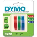 Dymo 3D label tapes cinta para impresora de etiquetas, Cinta de escritura Bélgica, 3 m, 3 pieza(s), 89 mm, 105 mm, 50 mm