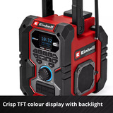 EINHELL 3407995, Radio de obras rojo/Negro