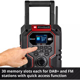 EINHELL 3407995, Radio de obras rojo/Negro