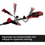 EINHELL AGILLO 18/200 30 cm Batería Aluminio, Negro, Rojo, Cortador de cepillo rojo/Negro, Cortabordes, 30 cm, Cuchilla e hilo de nailon, Empuñadura en U, 2 mm, 8000 m