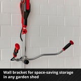 EINHELL AGILLO 18/200 30 cm Batería Aluminio, Negro, Rojo, Cortador de cepillo rojo/Negro, Cortabordes, 30 cm, Cuchilla e hilo de nailon, Empuñadura en U, 2 mm, 8000 m