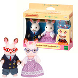 EPOCH Sylvanian Families - Abuelos Conejos de Chocolate, Juegos de construcción 