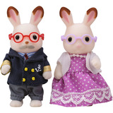 EPOCH Sylvanian Families - Abuelos Conejos de Chocolate, Juegos de construcción 