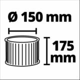 Einhell 2351126, Filtros 