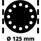 Einhell TE-RS 40 E 24000 RPM, Lijadora orbital rojo/Negro, 12000 RPM, 24000 RPM, 2,5 mm, 1,25 mm, Corriente alterna, 230 V