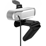 Foscam W21 cámara web 2 MP 1920 x 1080 Pixeles USB Negro, Webcam negro/Plateado, 2 MP, 1920 x 1080 Pixeles, 30 pps, 1920x1080@25fps,1920x1080@30fps, 1080p, H.264