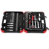 GEDORE R46003094 set de conectores y conector, Llave de tubo rojo/Negro, 80 mm