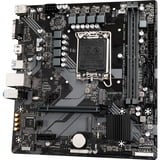 GIGABYTE B760M H DDR4 Placa base - Soporta CPUs Intel Core de 14ª generación, VRM digital de 6+1+1 fases, hasta 3200MHz DDR4 (OC), 2xPCIe 4.0 M.2, GbE LAN, USB 3.2 Gen1 VRM digital de 6+1+1 fases, hasta 3200MHz DDR4 (OC), 2xPCIe 4.0 M.2, GbE LAN, USB 3.2 Gen1, Intel, LGA 1700, Intel® Celeron®, Intel® Pentium® Gold, LGA 1700, 64 GB, DDR4-SDRAM