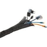 HAGOR KS Self Wrap, Ø 19mm, Guía para cable negro