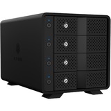 ICY BOX IB-3804-C31, Caja de unidades negro