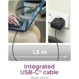 ICY BOX IB-PS111-PD Universal Negro Corriente alterna Interior, Cargador negro, Interior, Corriente alterna, 1,5 m, Negro