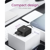 ICY BOX IB-PS111-PD Universal Negro Corriente alterna Interior, Cargador negro, Interior, Corriente alterna, 1,5 m, Negro