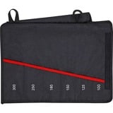 KNIPEX Kult bolsa enrollable para llaves de pinza 00 19 55 S4 LE, vacía negro/Rojo