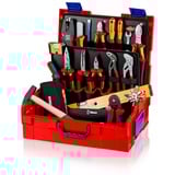 KNIPEX L-BOXX Elektro, 63 piezas, Kit de herramientas rojo