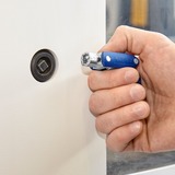 KNIPEX Llave para armarios de conmutación "DoubleJoint", Llave de tubo azul/Rojo