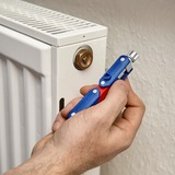 KNIPEX Llave para armarios de conmutación "DoubleJoint", Llave de tubo azul/Rojo