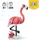 LEGO Creator Fauna Salvaje: Flamenco Rosa, Juegos de construcción Juego de construcción, 8 año(s), Plástico, 288 pieza(s), 420 g