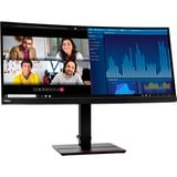 Lenovo ThinkVision P34w-20 pantalla para PC 86,7 cm (34.1") 3440 x 1440 Pixeles Wide Quad HD LED Negro, Monitor LED negro, 86,7 cm (34.1"), 3440 x 1440 Pixeles, Wide Quad HD, LED, 6 ms, Negro