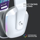 Logitech G733 Auriculares Diadema Blanco, Auriculares para gaming blanco, Auriculares, Diadema, Juego, Blanco, Binaural, Giratorio