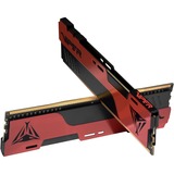 Patriot Viper Elite PVE2432G320C8K módulo de memoria 32 GB 2 x 16 GB DDR4 3200 MHz, Memoria RAM rojo/Negro, 32 GB, 2 x 16 GB, DDR4, 3200 MHz, 288-pin DIMM, Negro, Rojo