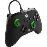 PowerA 0617885024917 mando y volante Negro, Verde USB Gamepad Analógico/Digital Xbox Series S, Xbox Series X negro/Verde, Gamepad, Xbox Series S, Xbox Series X, Botón de inicio, Botón menú, Botón de reinicio, Analógico/Digital, Alámbrico, USB