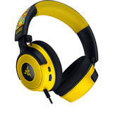 Razer Kraken V4 X - Pokémon Kanto Starters Edition, Auriculares para gaming negro/Amarillo