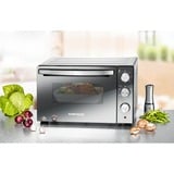 Rommelsbacher BGS 1500 horno Horno eléctrico 30 L 1500 W Negro, Plata, Mini horno plateado/Negro, Pequeño, Horno eléctrico, 30 L, 1500 W, 30 L, 230 °C