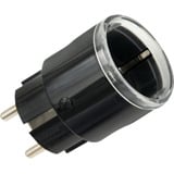 Shelly Plug S Gen3 MTR, Toma de corriente con interruptor negro