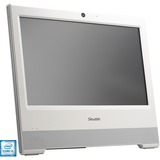 Shuttle X50V7U3 39,6 cm (15.6") 1366 x 798 Pixeles Pantalla táctil 8ª generación de procesadores Intel® Core™ i3 Pantalla y PC en un mismo equipo Blanco, Barebone blanco, 39,6 cm (15.6"), HD, Pantalla táctil, 8ª generación de procesadores Intel® Core™ i3, 2,1 GHz, Blanco