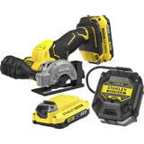 Stanley Cortadora multimaterial inalámbrica, 18 Voltios, Máquina de corte negro/Amarillo