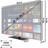 Telefunken QU65AN900M, TV QLED negro