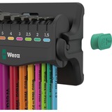 Wera 950/9 Juego de llaves angulares Hex-Plus Multicolor 3, 9 piezas, Destornillador 