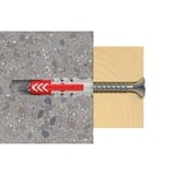 fischer Taco DUOPOWER 6x30 BigBox, Pasador gris claro/Rojo