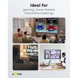 goobay Conmutador HDMI 3 a 1 (4K @ 60Hz) negro