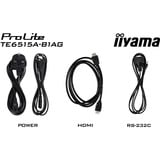 iiyama Prolite TE6515A-B1AG, Pantalla de gran formato negro (mate)