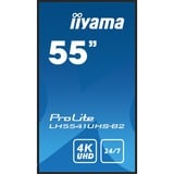 iiyama  LH5541UHS-B2, Pantalla de gran formato negro brillante