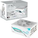 ASUS ROG Thor 1200W Platinum III White Edition (ROG Equalizer), Fuente de alimentación de PC negro, 1200 W, 100 - 240 V, Activo, 125 W, 1200 W, 125 W