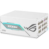ASUS ROG Thor 1200W Platinum III White Edition (ROG Equalizer), Fuente de alimentación de PC negro, 1200 W, 100 - 240 V, Activo, 125 W, 1200 W, 125 W